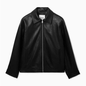 COS Oversized Leather Jacket